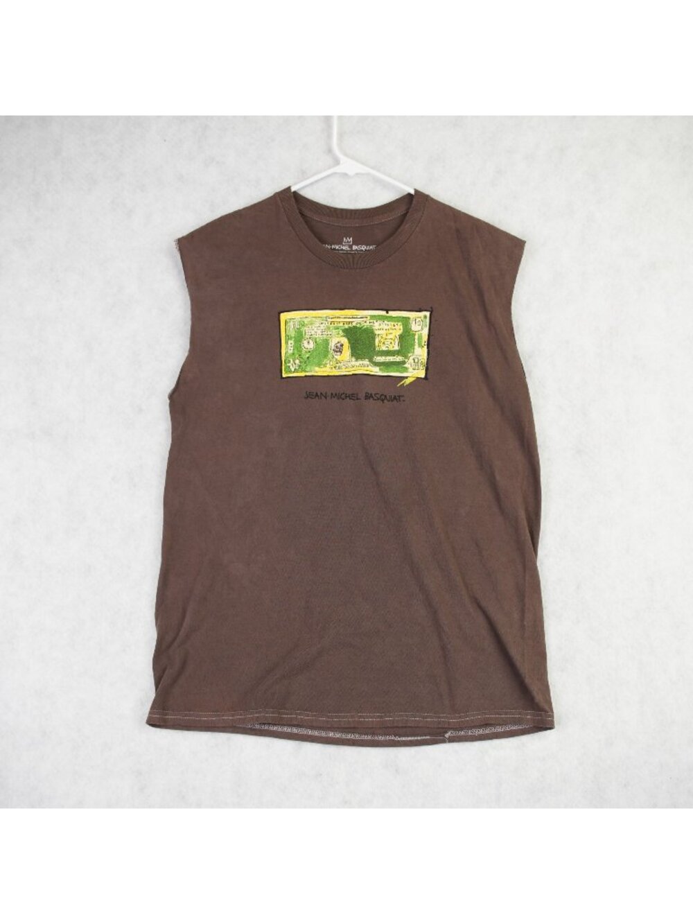 Jean-Michel Basquiat Ripple Tank Top sans manches Basquiat Bird On Money Mens M